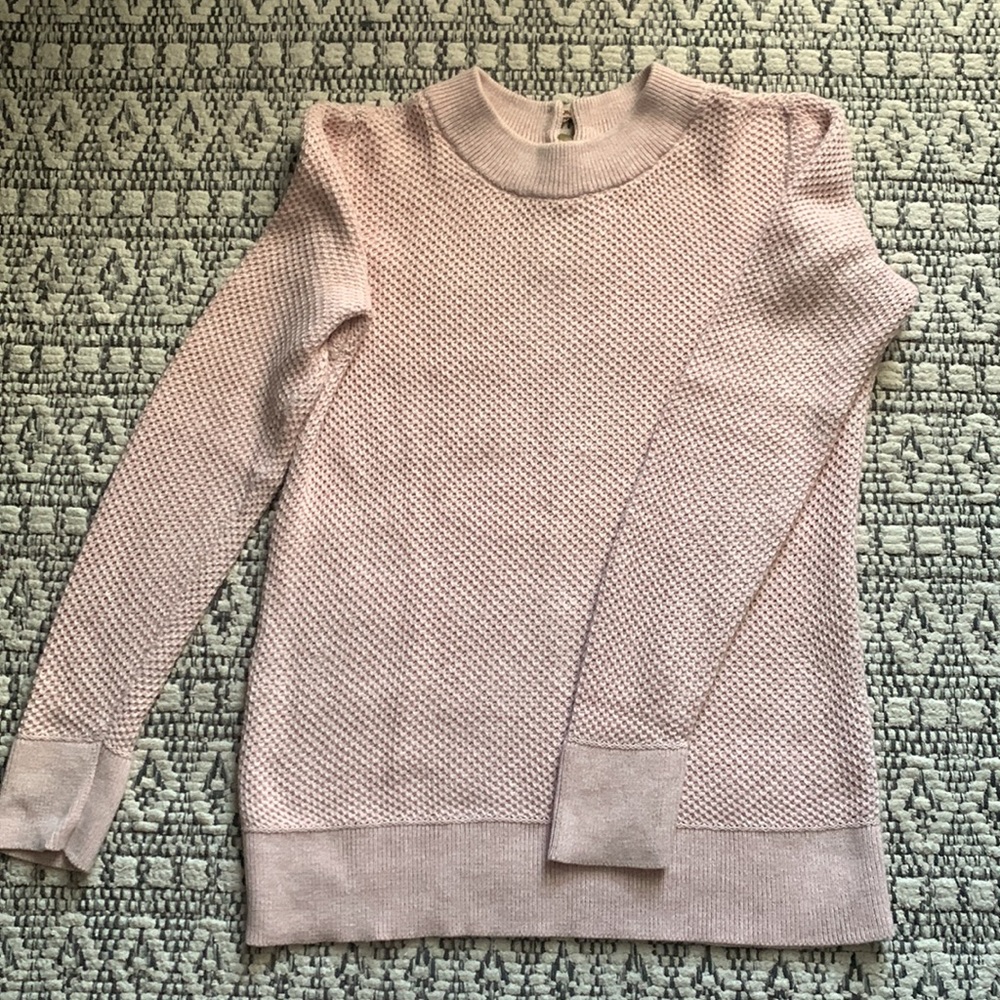 LOFT Pink Cotton Sweater